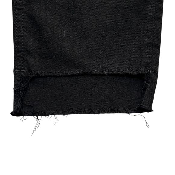 RAG & BONE Wiley Capri Black Skinny Raw Step Hem Cut 17364 Style W1526O377 sz 29 - Picture 6 of 9